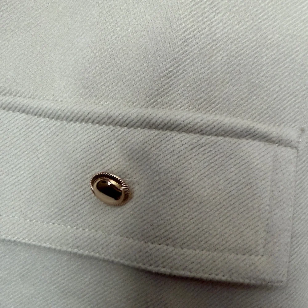 Zara Beige Faux Suede Short Sleeve Pullover Dress NWT Sz Med Ret $35.90 Raw Hems - Picture 4 of 10